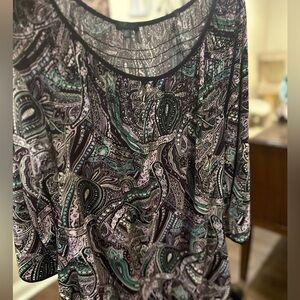 Maurice’s, large, dress shirt, multi color